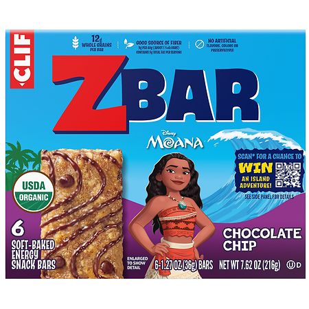 Zbar Soft-Baked Energy Snack Bars, Organic Granola Bars