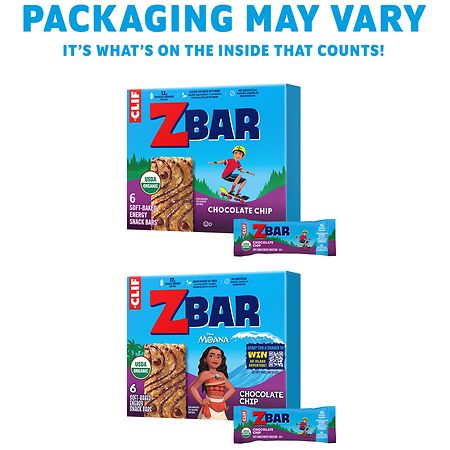 Zbar Soft-Baked Energy Snack Bars, Organic Granola Bars