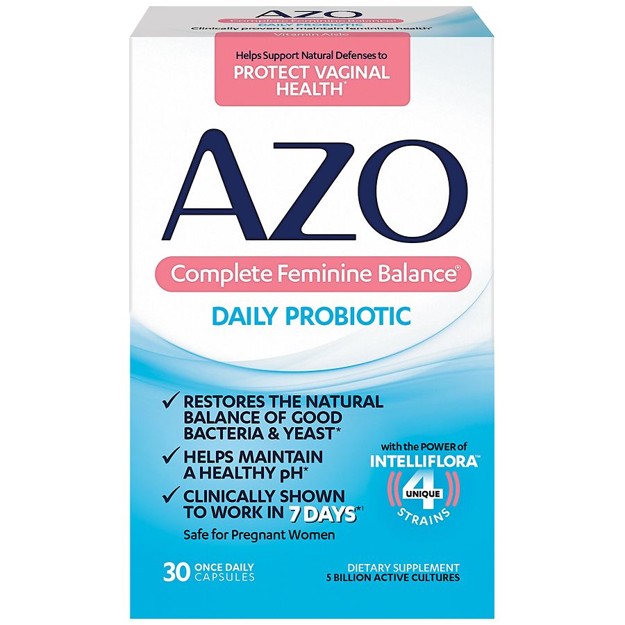 AZO Complete Feminine Balance Daily Probiotic Walgreens