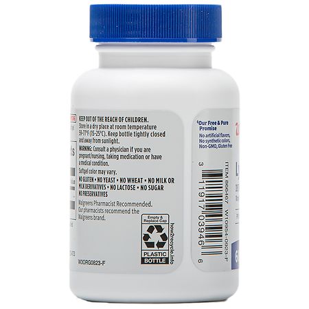 Walgreens Free & Pure Lycopene Supplement 10mg Softgels for Prostate & Heart Health (60 days)