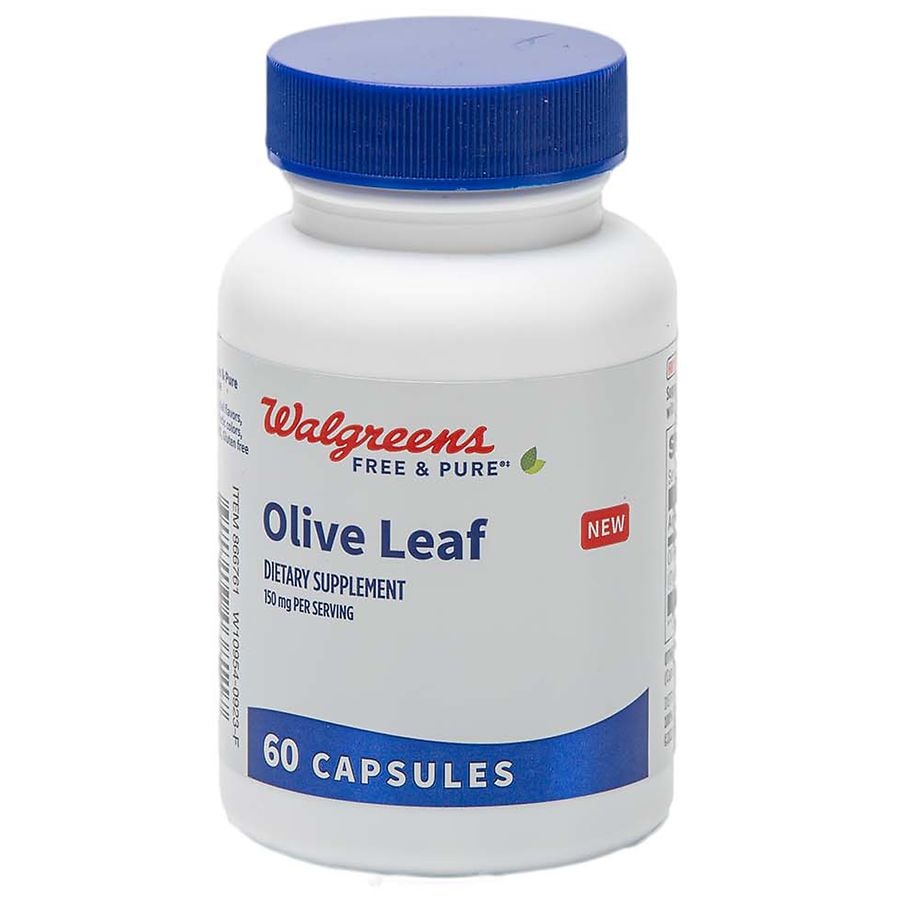 Walgreens Olive Leaf Supplement 150mg Capsules (60 days) Walgreens