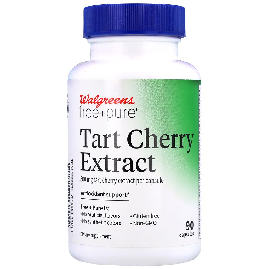Walgreens Tart Cherry Extract Supplement 1200mg for Antioxidant Support