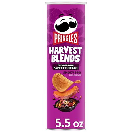 Pringles Harvest Blends Potato Crisps Chips Smoky BBQ