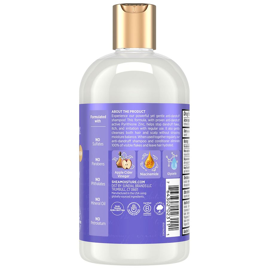 SheaMoisture Anti-Dandruff Shampoo with Apple Cider Vinegar