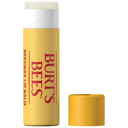 Burt's Bees Beeswax Lip Balm with Vitamin E & Peppermint Oil, 3 Count