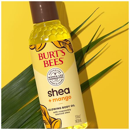 Burt's Bees Glowing Body Oil Shea + Mango