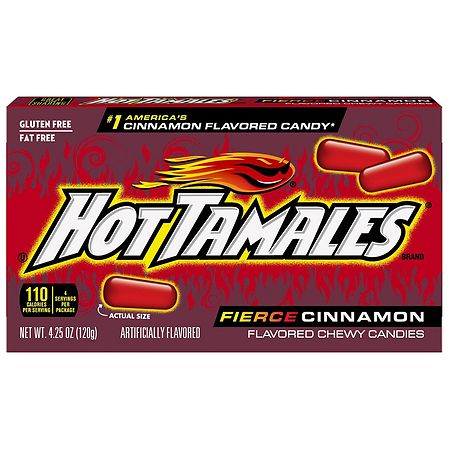 Hot Tamales Chewy Candy Fierce Cinnamon