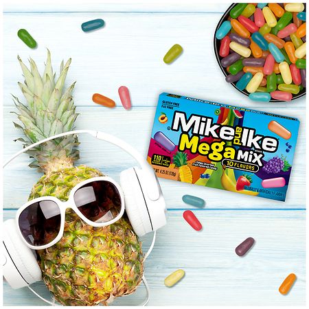 Mike and Ike Mega Mix Chewy Candy Fruit | Walgreens