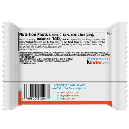 Kinder Chocolate Single
