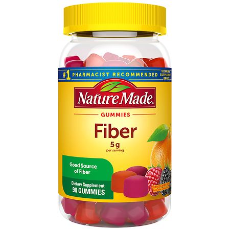 Nature Made Fiber Gummies 5 g Per Serving Orange & Mixed Berry