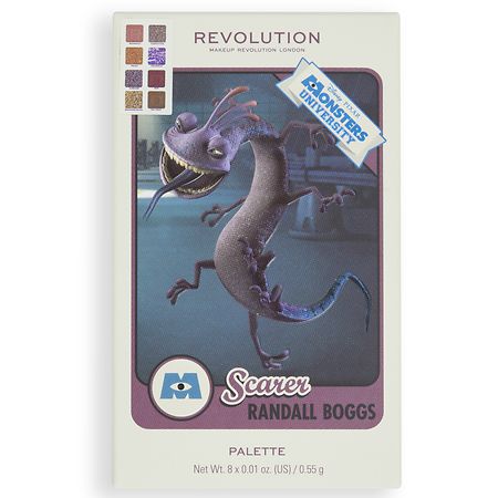 Makeup Revolution Monsters University Randall Scare Card Mini Shadow  Palette