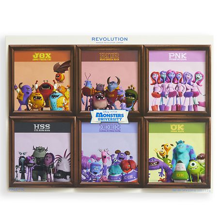 Makeup Revolution Monsters University Randall Scare Card Mini Shadow  Palette