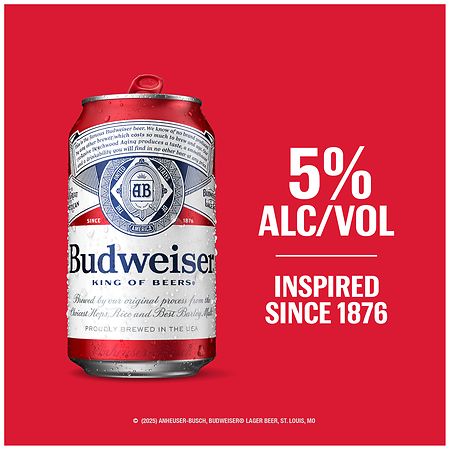 Budweiser American Lager Beer, Cans | Walgreens