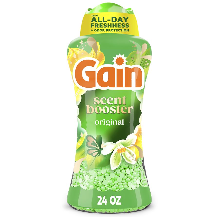 Gain In-Wash Laundry Scent Booster Beads, Fresh Extender + Odor Protection Original