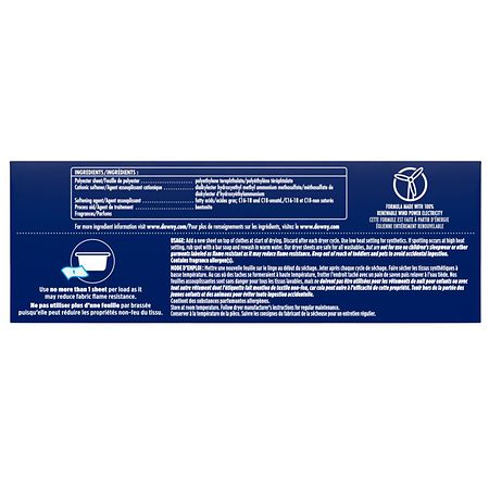 Downy Infusions Mega Dryer Sheets Lavender and Vanilla Bean