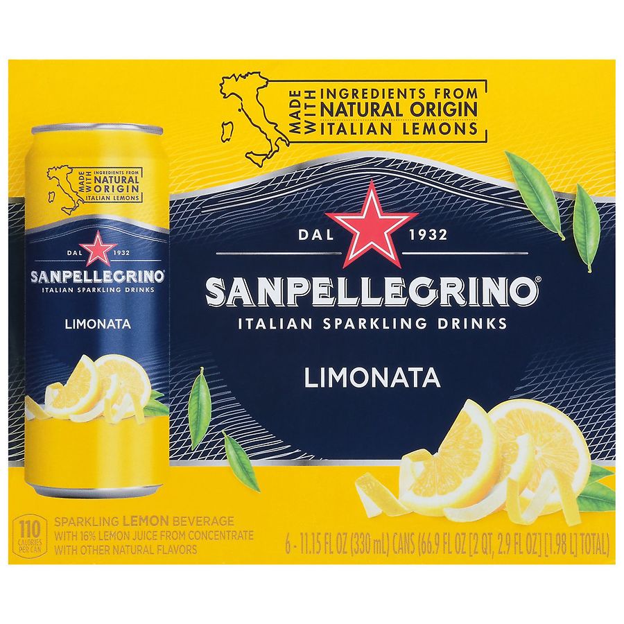 San Pellegrino Italian Sparkling Drinks Limonata | Walgreens