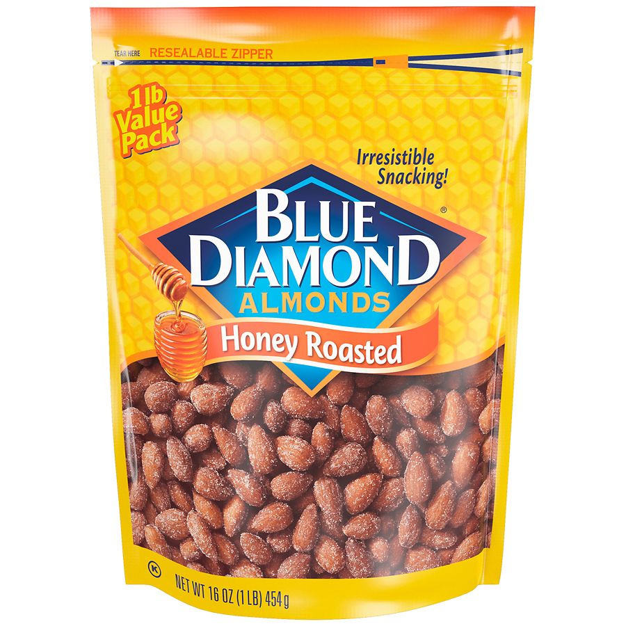 Blue Diamond Almonds Honey Roasted | Walgreens