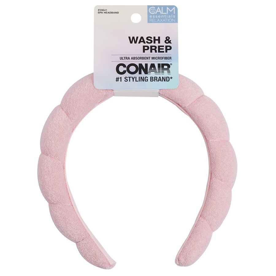 Conair Wash & Prep Spa Headband Pink Walgreens