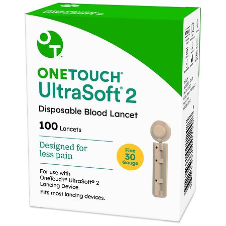 OneTouch UltraSoft Lancet 28G - Box of 100 – Save Rite Medical