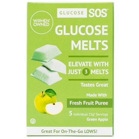 Glucose SOS Oral Melts Green Apple