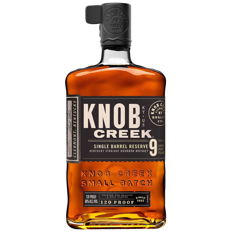 Knob Creek Aged 9 Years Single Barrel Reserve Kentucky Straight