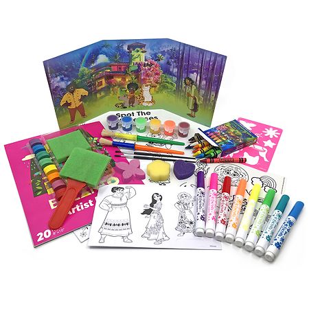 Cra-Z-Art Disney Encanto Ultimate Art Studio, Rainbow Kids Art Set for Ages  4 and Up