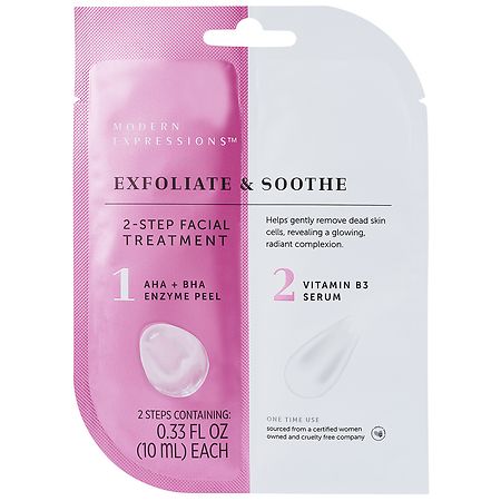 Modern Expressions Exfoliate & Soothe 2-Step Facial Treatment