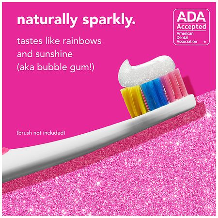 thumbnail image 2 of HELLO Bubblegum Unicorn Sparkle Toothpaste - Fluoride-Free Kids Toothpaste 4.2 Oz 2 of 14