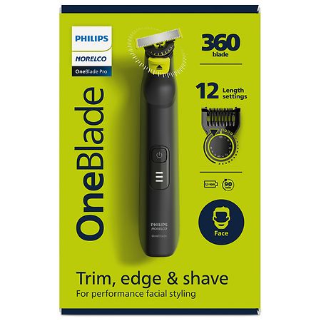 Philips Norelco OneBlade Electric Trimmer Black