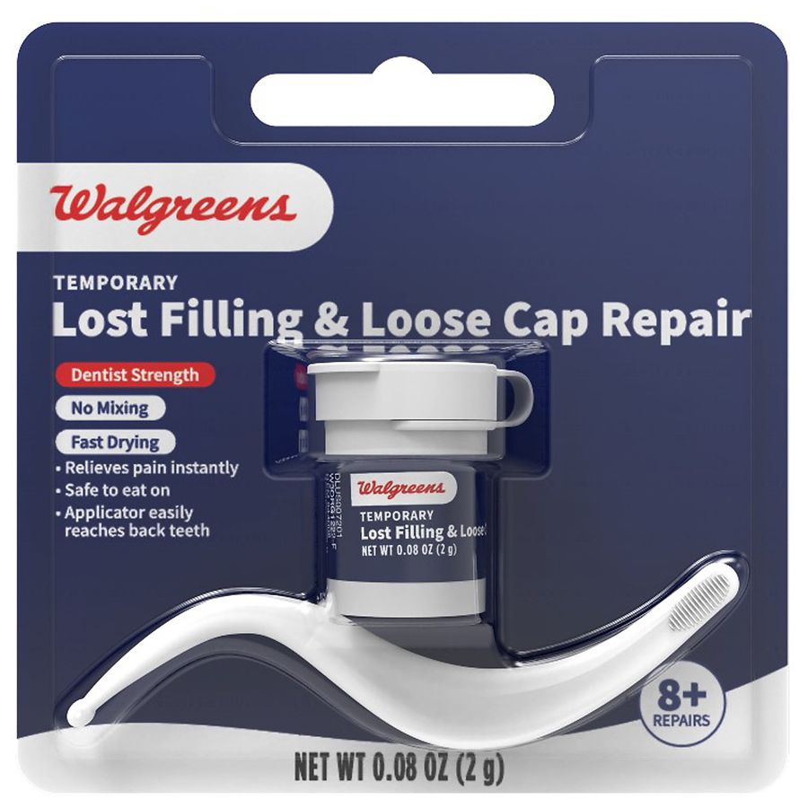 Walgreens Temporary Lost Filling & Loose Cap Repair Walgreens