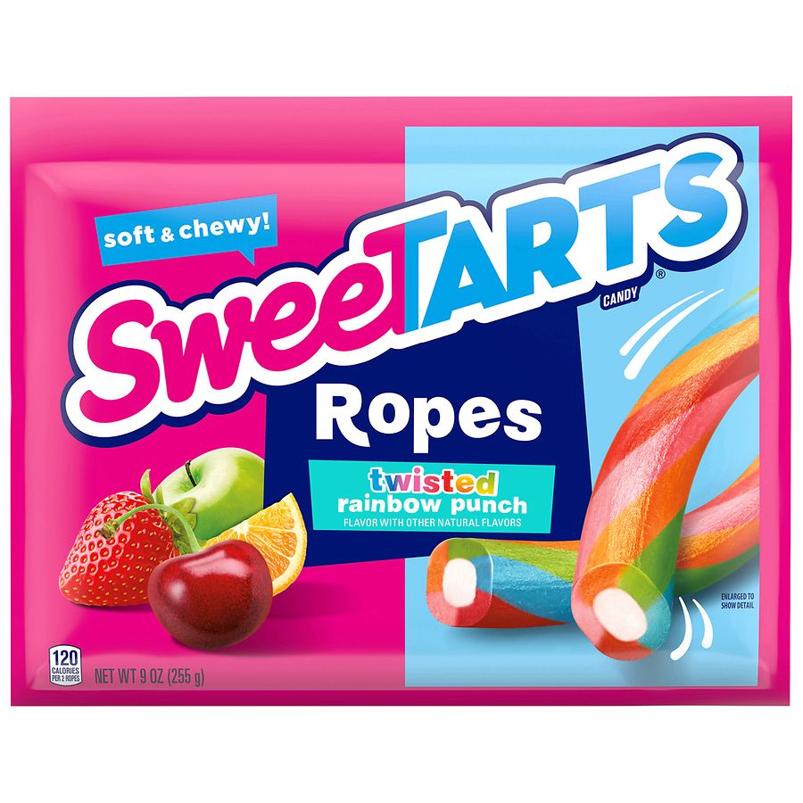 Sweetarts Ropes Candy Twisted Rainbow Punch | Walgreens