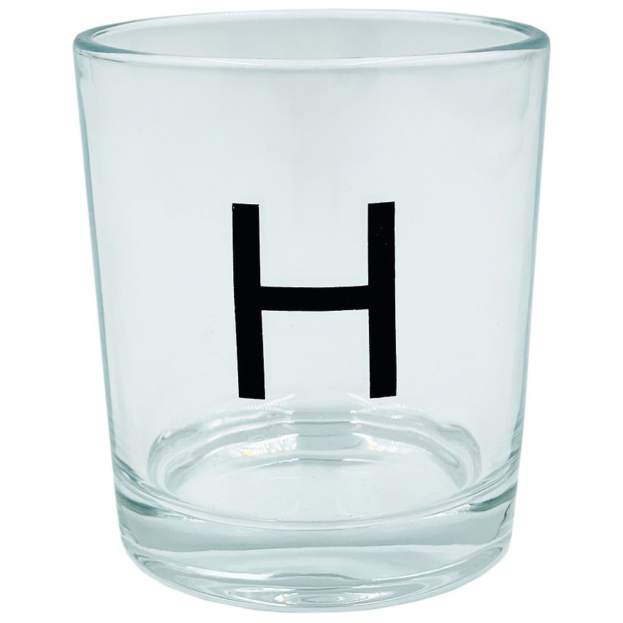 Modern Monogram Glass Tumbler