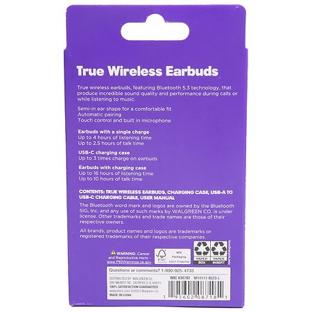 Infinitive True Wireless Earbuds, Black