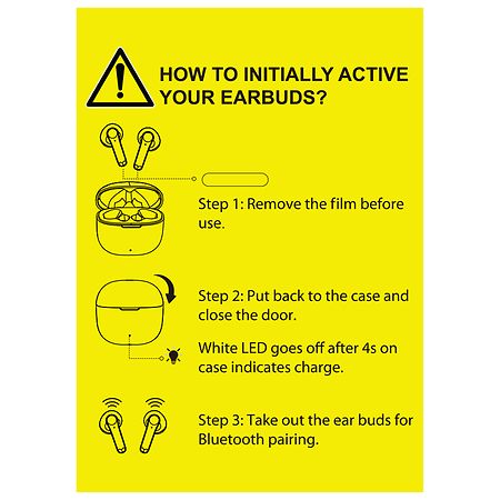 Infinitive True Wireless Earbuds, Black