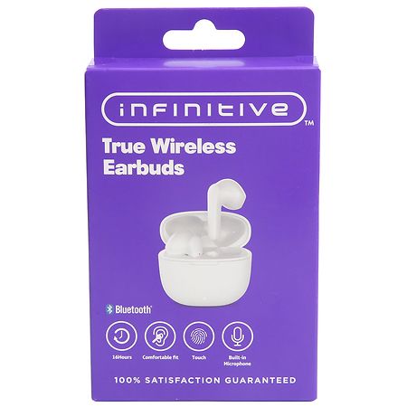 Infinitive True Wireless Earbuds, White