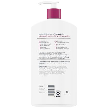 Lubriderm Fragrance-Free Moisturizing Hand & Body Lotion + Pro