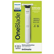 Philips Norelco OneBlade Intimate Pubic Groomer White | Walgreens