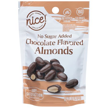 Nice! No Sugar Added Almonds Chocolate