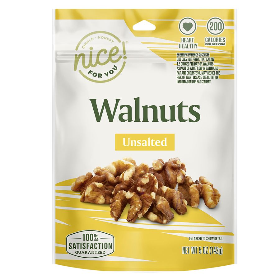Nice! Walnuts Unsalted Walgreens