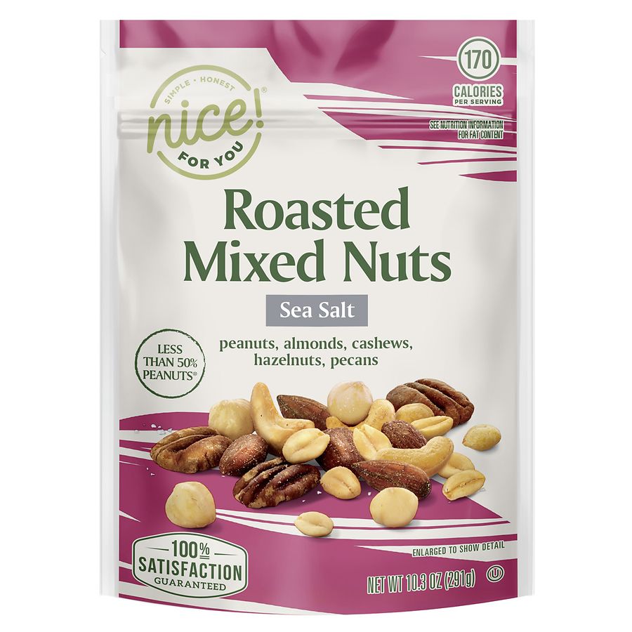 Nice! Roasted Mixed Nuts Sea Salt Walgreens