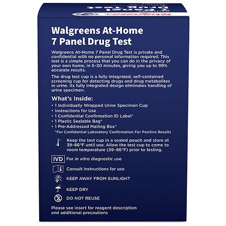 Walgreens At-Home 7 Panel Drug Test