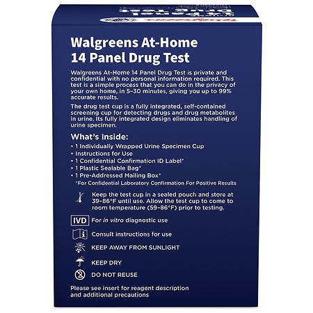 Walgreens At-Home 14 Panel Drug Test