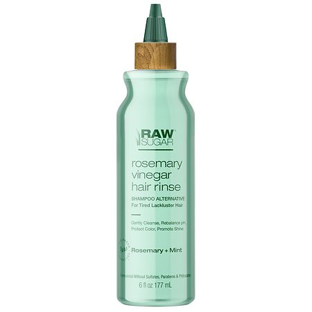 Raw Sugar Rosemary Vinegar Hair Rinse Shampoo Alternative