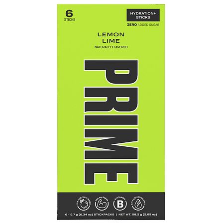 Prime Hydration Sticks Lemon Lime