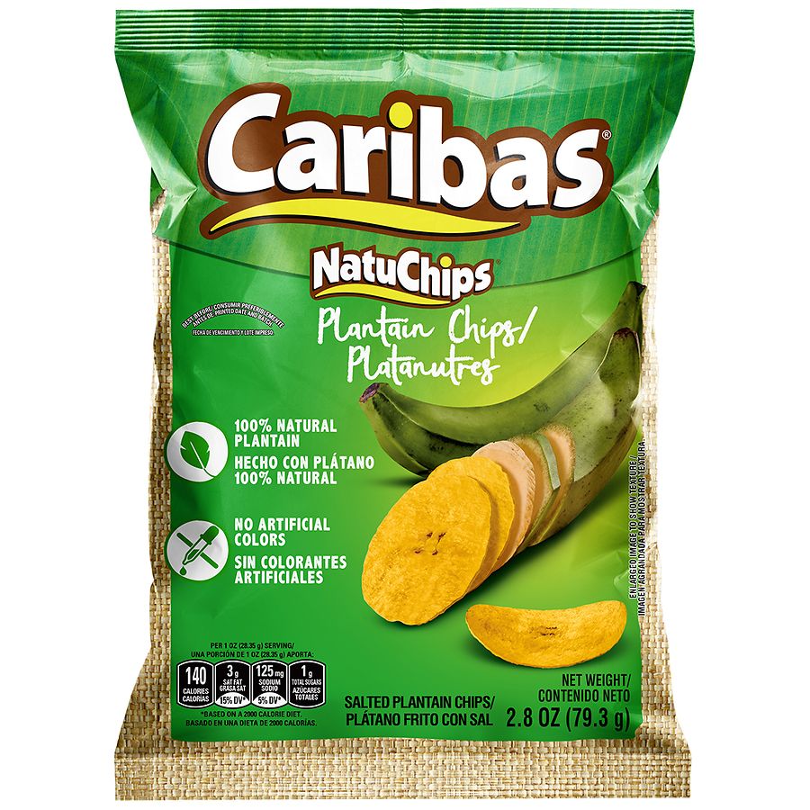 Caribas Natuchips Plantain Chips Walgreens