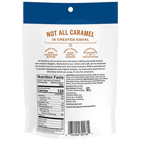Sanders Sea Salt Caramels | Walgreens