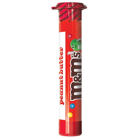 M&M's Minis Candy Mega Tube Peanut Butter Milk Chocolate