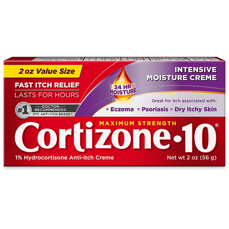 Cortizone 10 Maximum Strength Intensive Moisture Anti-Itch Cream