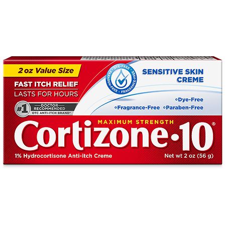 Cortizone 10 Maximum Strength Sensitive Skin Anti-Itch Cream