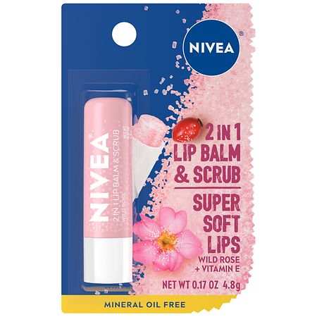 Nivea Lip Care 2 in 1 Lip Balm & Scrub